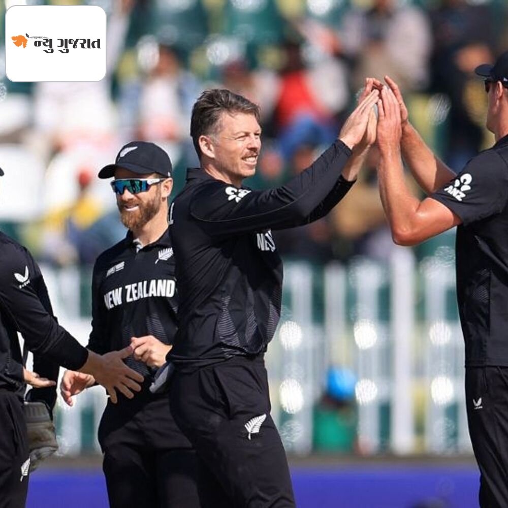 ચેમ્પિયન્સ ટ્રોફીમાં NZ Vs BAN:બાંગ્લાદેશની સ્થિતિ ખૂબ જ ખરાબ; અડધી ટીમ પેવેલિયનમાં; કેપ્ટન શાંતોએ એક છેડો સાચવી રાખ્યો