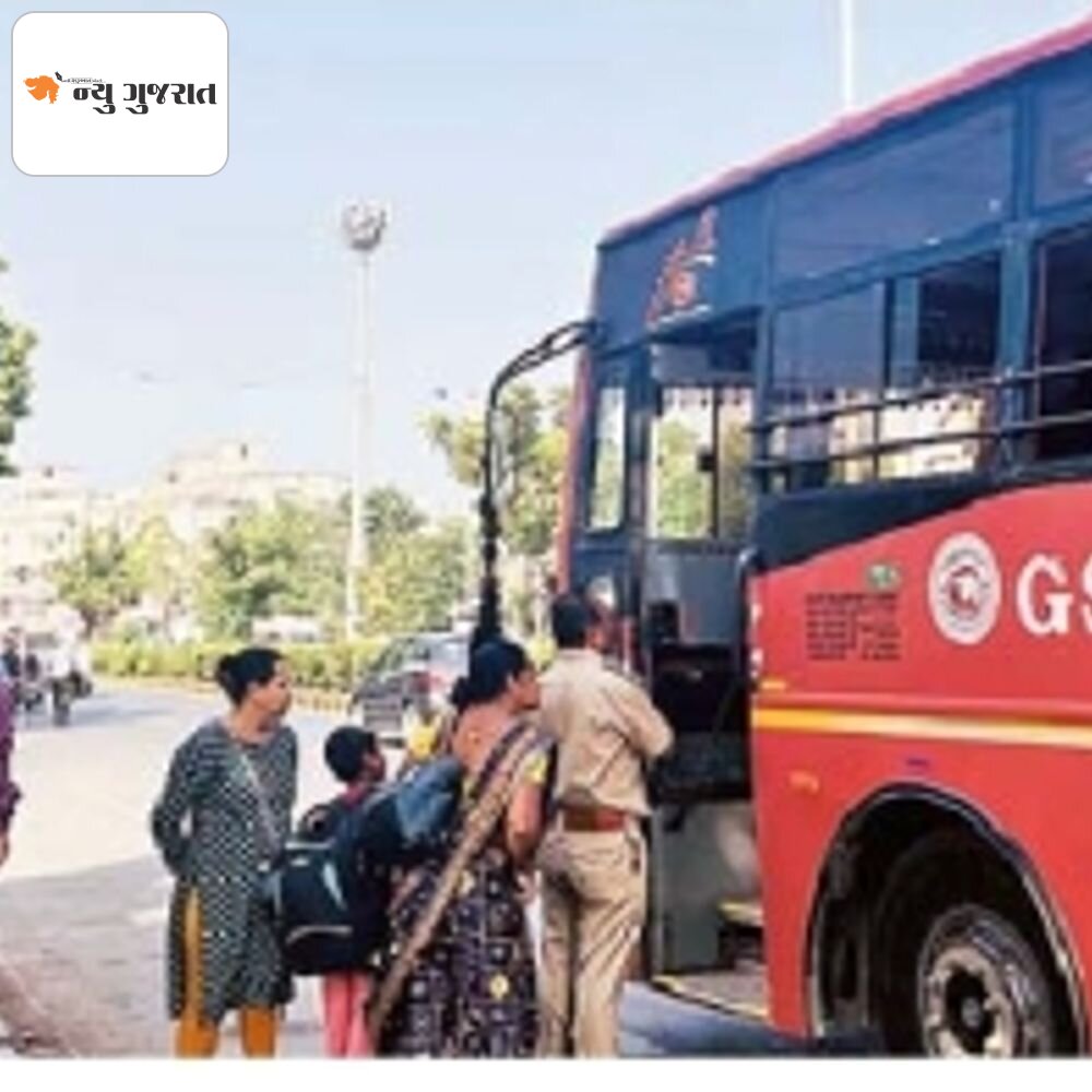 ન્યુ ગુજરાત ગ્રાઉન્ડ રિપોર્ટ:અમિતનગર સર્કલ પર ખાનગી શટલોથી ત્રાસીને બસ સ્ટેન્ડ મૂક્યું છતાં શટલોનું અતિક્રમણ યથાવત્
