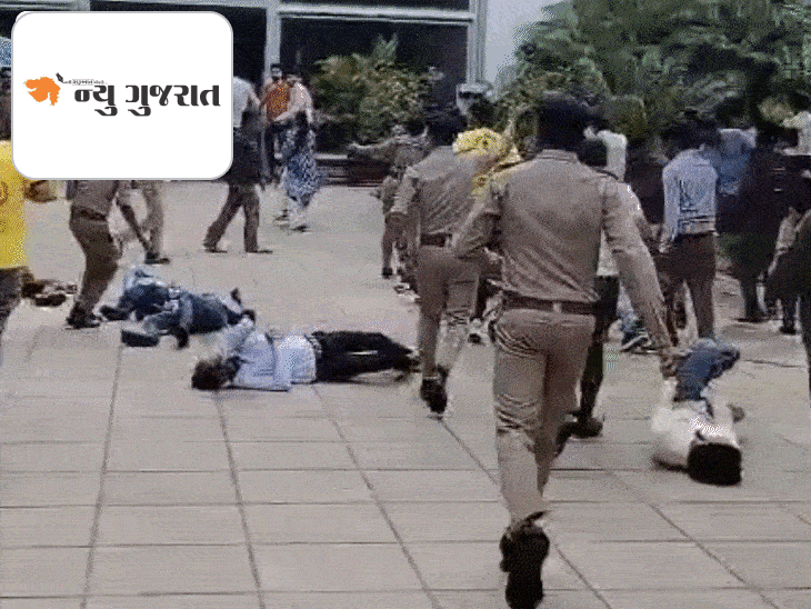 અમદાવાદમાં અલગ અલગ સ્થળે મોકડ્રિલ યોજાઈ:પેલેડિયમ મોલ અને વટવા GIDCમાં લોકોને સલામત સ્થળે ખસેડાયા, પોલીસ, ફાયર સહિતની 13 એજન્સીઓ જોડાઈ