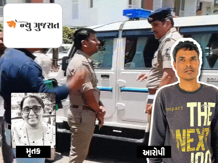 રાજકોટમાં નર્સની હત્યા નિપજાવનારો ઝડપાયો:નર્સના ઘરમાં દુષ્કર્મના ઈરાદે ઘૂસ્યા બાદ તાબે ન થતા ચપ્પુના ઘા મારી હત્યા નિપજાવી, ઝપાઝપીમાં આરોપી પોતે પણ ઈજાગ્રસ્ત થયો