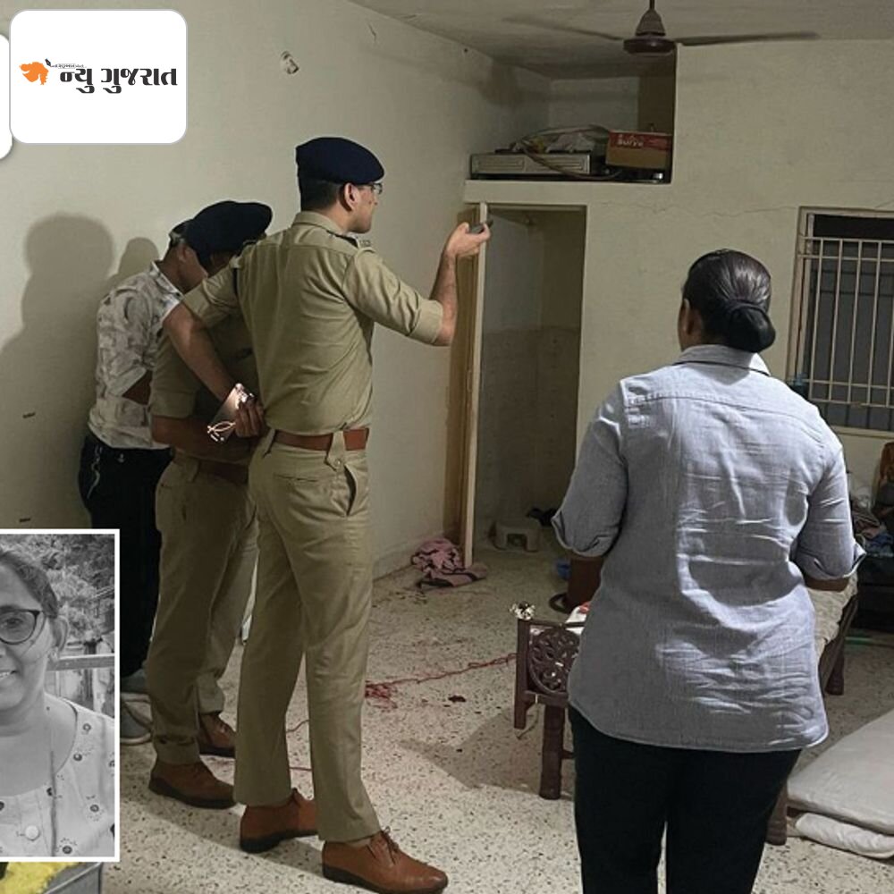 રાજકોટ કેન્સર હોસ્પિટલની નર્સની છરીના ઘા મારી હત્યા:પાડોશમાં રહેતા યુવકે જ હત્યા નિપજાવી, કારણને લઈ અનેક તર્કવિતર્ક; 4 મહિના પહેલા બદલી થતા રાજકોટ આવ્યા હતા