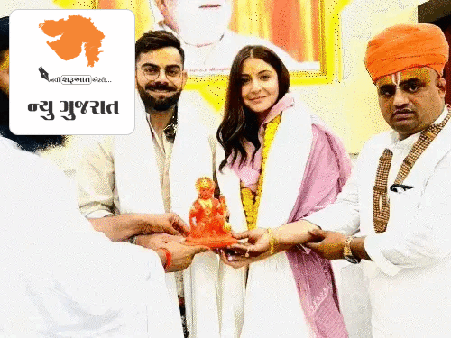 વિરાટે પૂછ્યું- રામલલ્લા ત્યાં, તો હનુમાન અહીં કેમ?:અનુષ્કાનો સવાલ- ધર્મથી શાંતિ કેવી રીતે મળે છે?; હનુમાનગઢીના મહંતે આપ્યા જવાબ