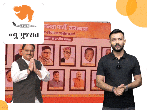 જે.પી.નડ્ડા નર્મદા કાંઠે શું કરશે?:રાજસ્થાની નેતાઓનું વેલકમ ને ગુજરાતના દિગ્ગજોને નો-એન્ટ્રી; નીતિન પટેલે ગુસ્સે થઈ મહિલા PIને સ્ટેજ પરથી ઉતાર્યાં!