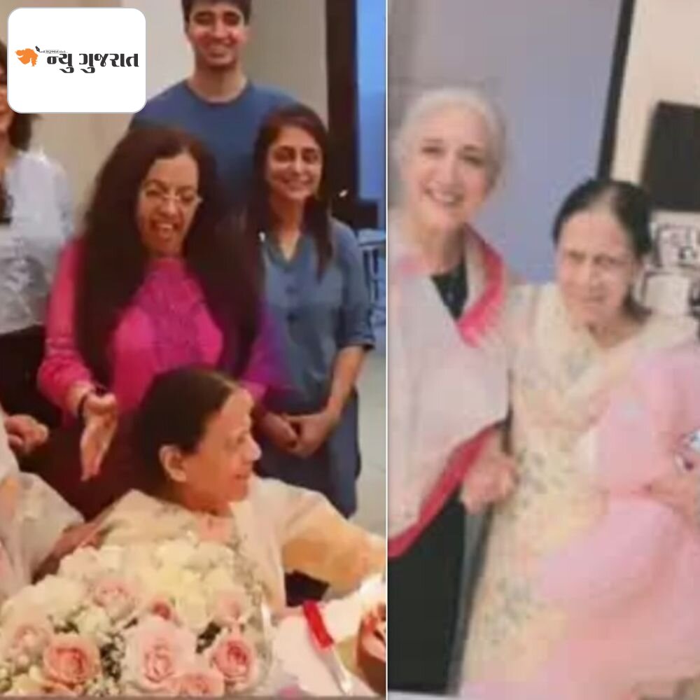 ફેમિલી સેલિબ્રેશનમાં આમિરની નવી ગર્લફ્રેન્ડ સાસુમા સાથે દેખાઈ!:એક્ટરની બહેન-ભાણી પણ હાજર હતાં, દોઢ વર્ષથી રિલેશનશિપમાં છે કપલ