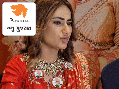 'પીએમના ફોટોવાળો નેકલેસ ભારતના વૈશ્વિક ઉદયનું પ્રતીક':એક્ટ્રેસ રુચિ ગુર્જરે કહ્યું, 'કાન ફેસ્ટિવલમાં રાજસ્થાની સંસ્કૃતિ દર્શાવી, રાષ્ટ્રવાદ વ્યક્ત કરવા કમળની પસંદગી'