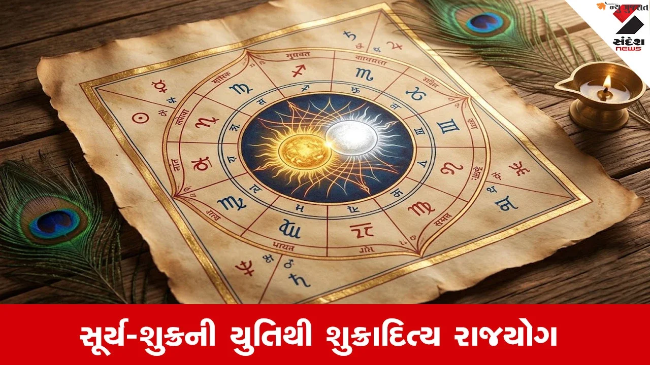Shukraditya Rajyoga :સૂર્ય-શુક્રની યુતિથી બનશે શુક્રાદિત્ય રાજયોગ, તુલા રાશિમાં ગ્રહોની યુતિ