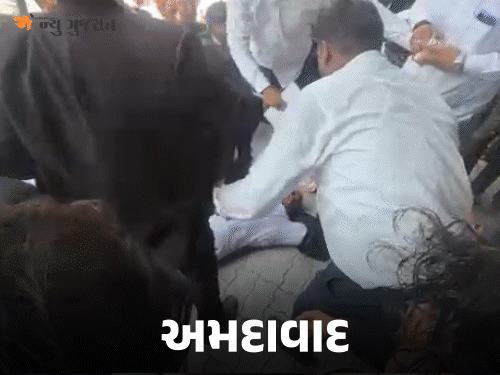 'ગુજરાત ભાડા વિધેયક'ના વિરોધમાં વકીલોની હડતાળ:વકીલોએ રેન્ટ એક્ટ પાછો ખેંચો…ના નારા લગાવ્યા, અમદાવાદમાં બાર એસો.ના પ્રમુખની તબિયત લથડી