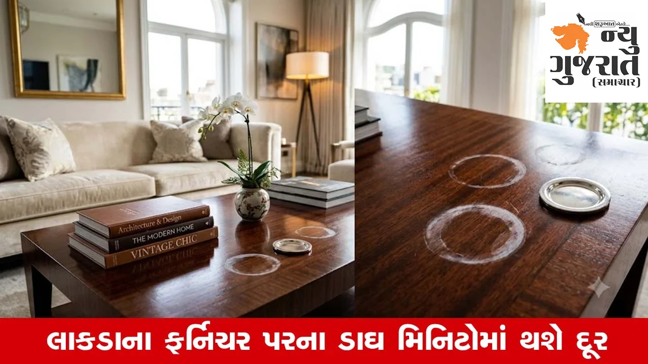 Home Hacks : ફર્નિચર પર પડેલા પાણીના ડાઘથી પરેશાન છો? અજમાવો ઘરેલુ નુસખા, કાચ જેવુ ચમકશે Furniture